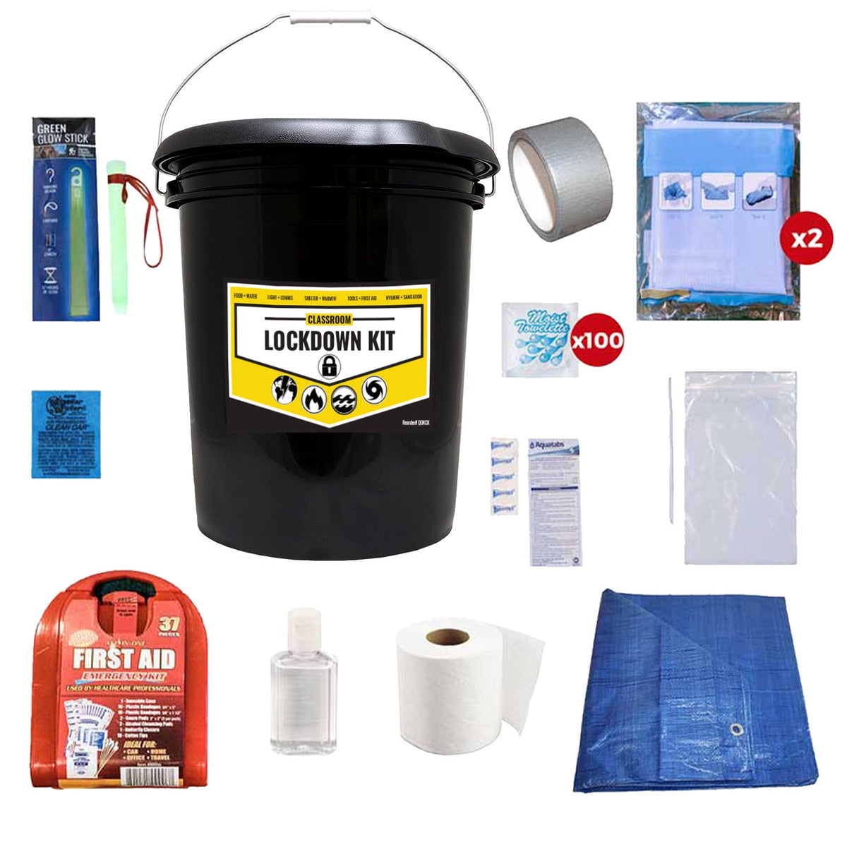 Emergency Classroom Lockdown Kit