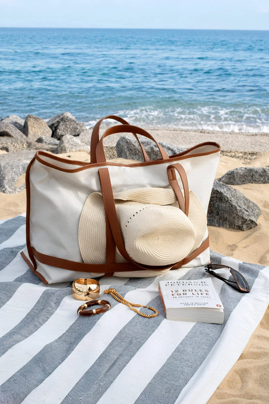 Coast Beach Tote: Waterproof & Stainproof