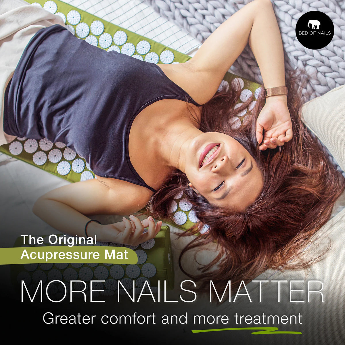 Acupressure Mat By Bed Of Nails