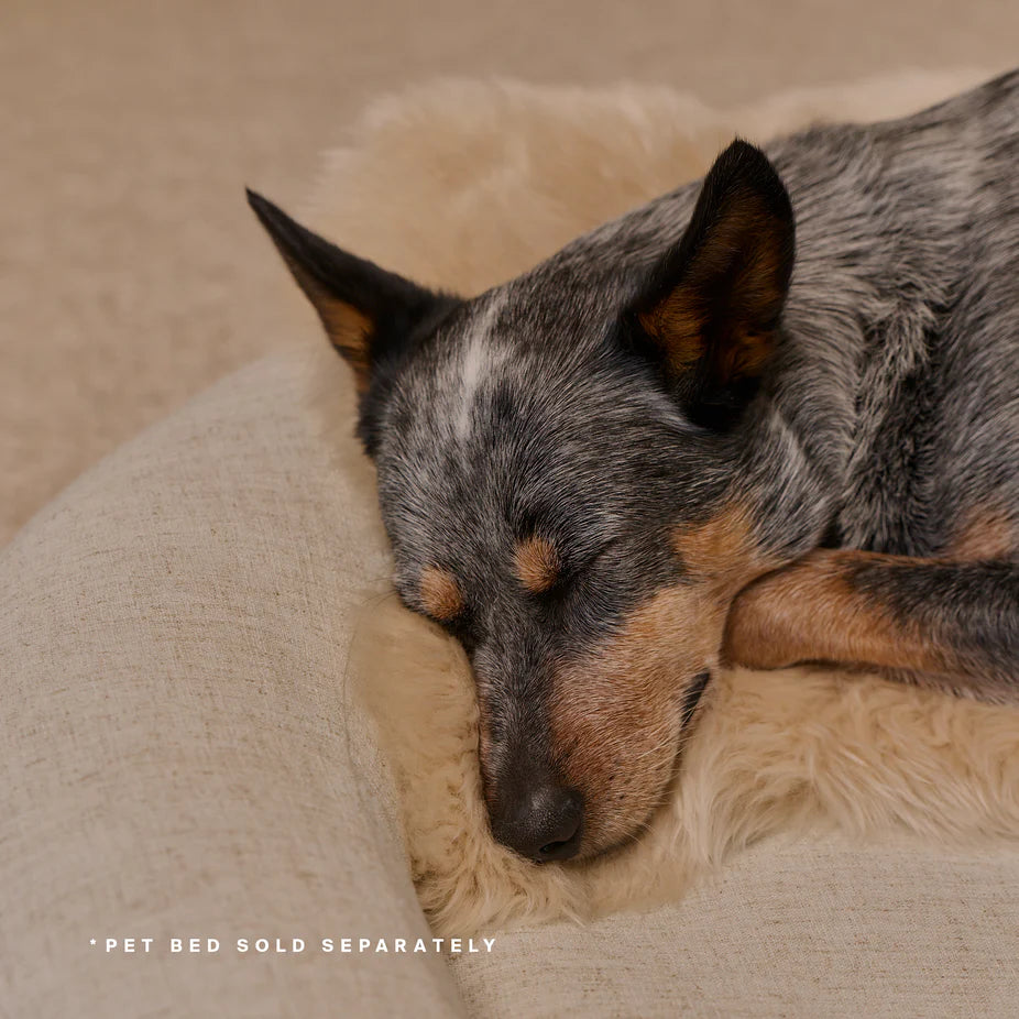 Natural Sheep Shearling Pet Bed Cover