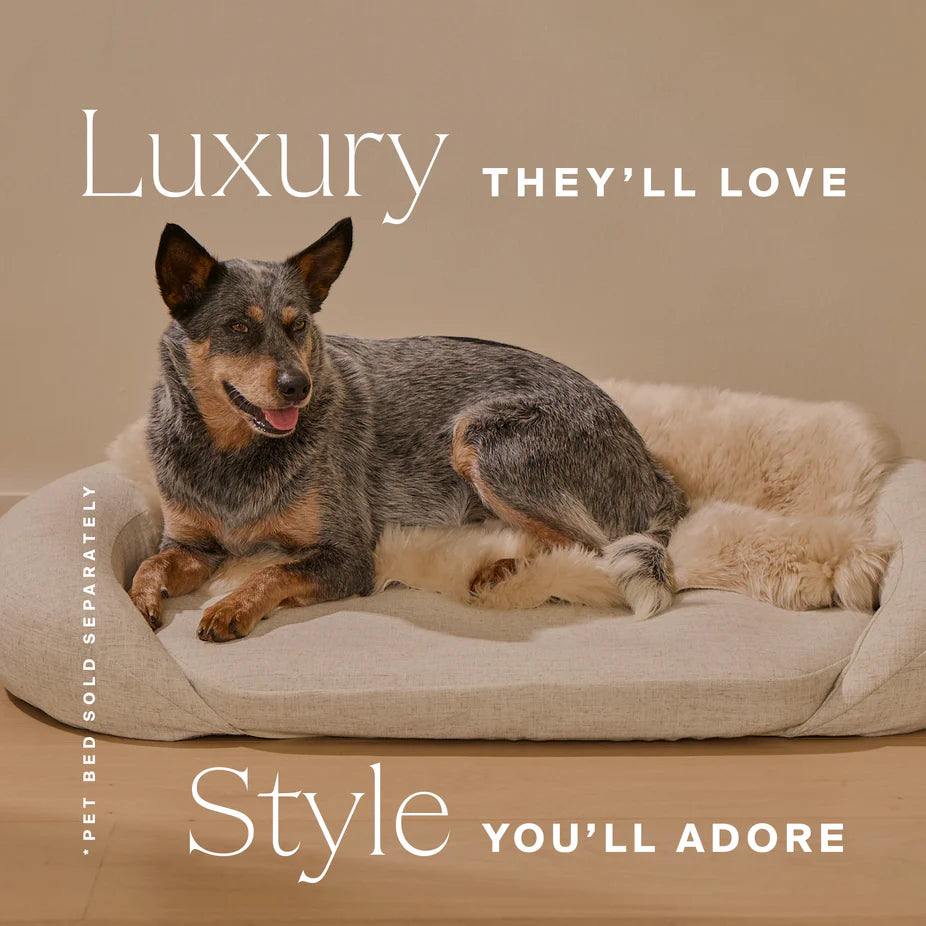 Natural Sheep Shearling Pet Bed Cover