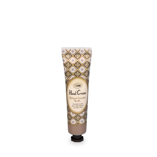 Silky Mini Hand Cream Patchouli Lavender Vanilla 1oz (30mL)