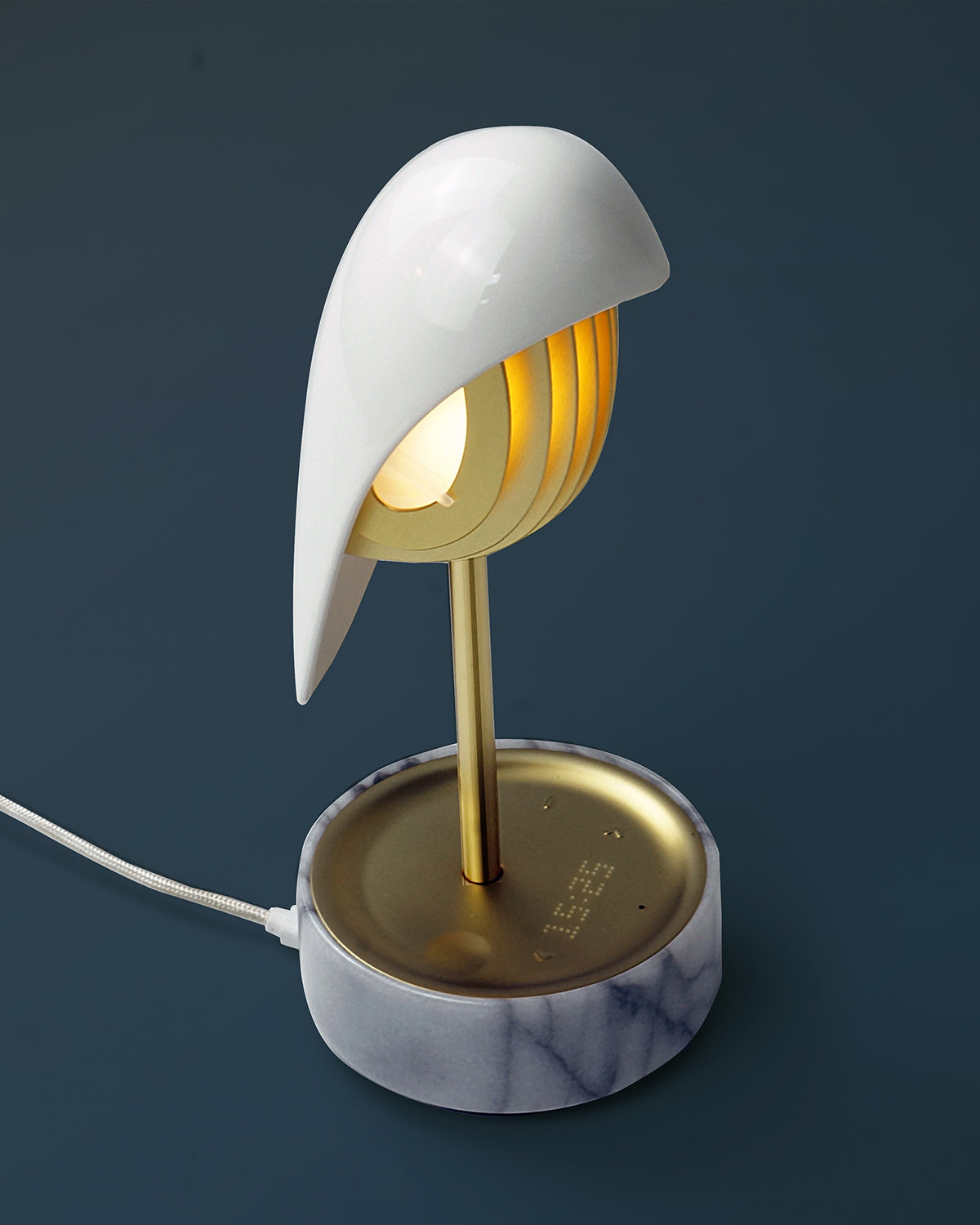 Alarm Clock + Light CHIRP White