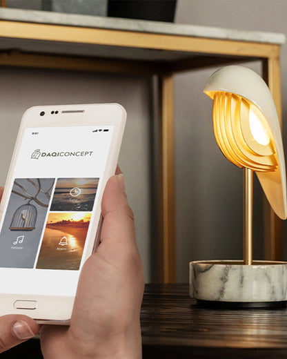 Alarm Clock + Light CHIRP White