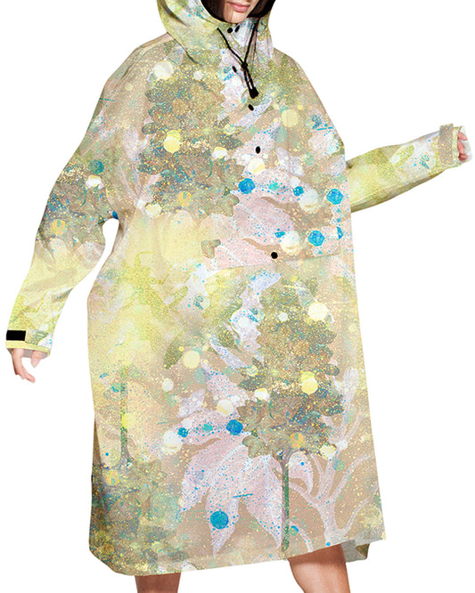 Rain Poncho Floral
