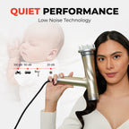 Advanced 3-in-1 Blow Dryer + Scalp Massage With QUIET TECHNOLOGY