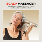 Advanced 3-in-1 Blow Dryer + Scalp Massage With QUIET TECHNOLOGY