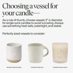 Oud & Peach Candle Refill Kit