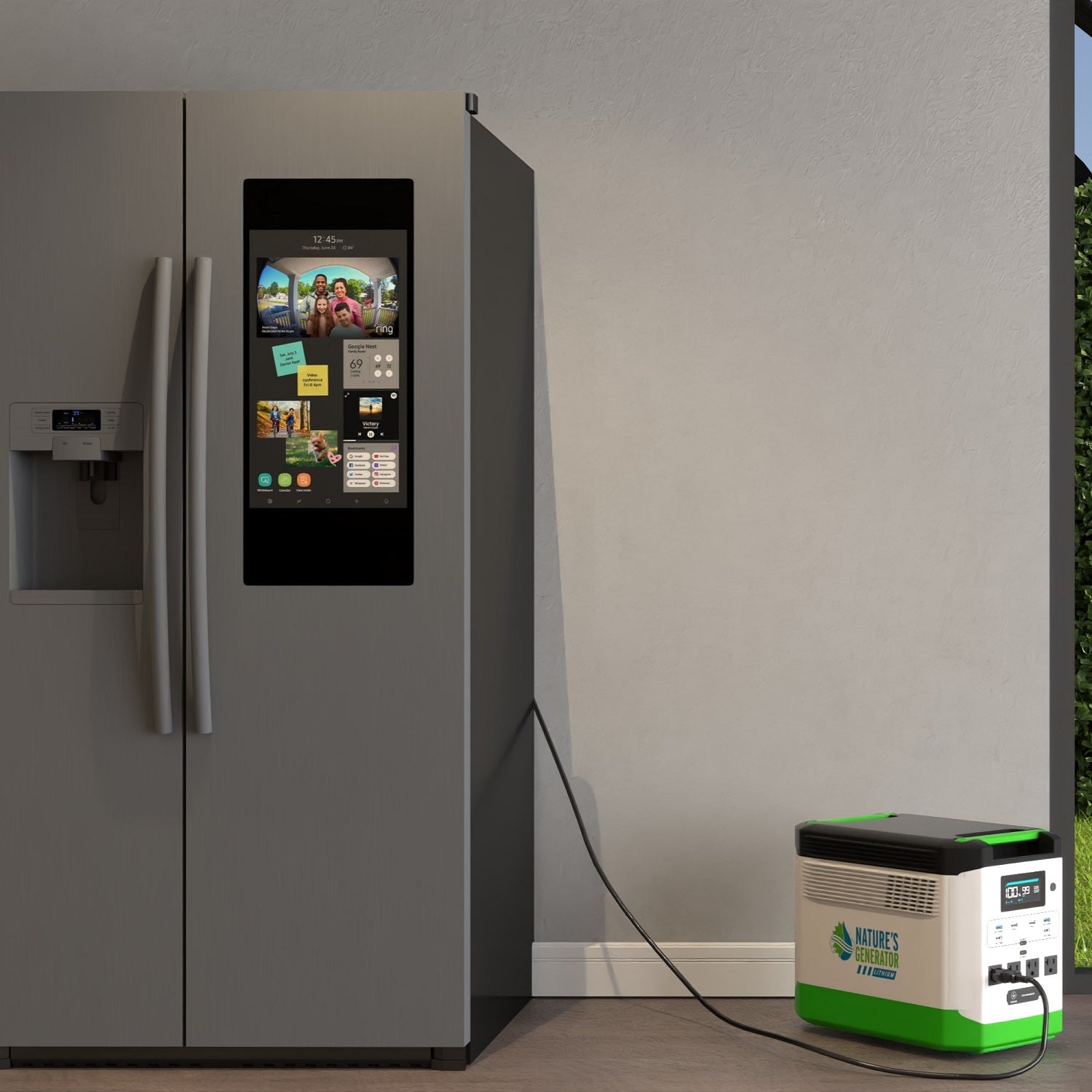 High Capacity Expandable Lithium 1800 Power Station Rechargeable With Solar Power