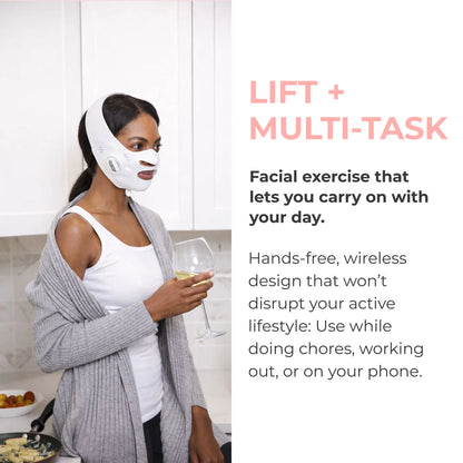 The EMS Face Sculpting Luxe Lift Mask VALUE Set (White Pulse)