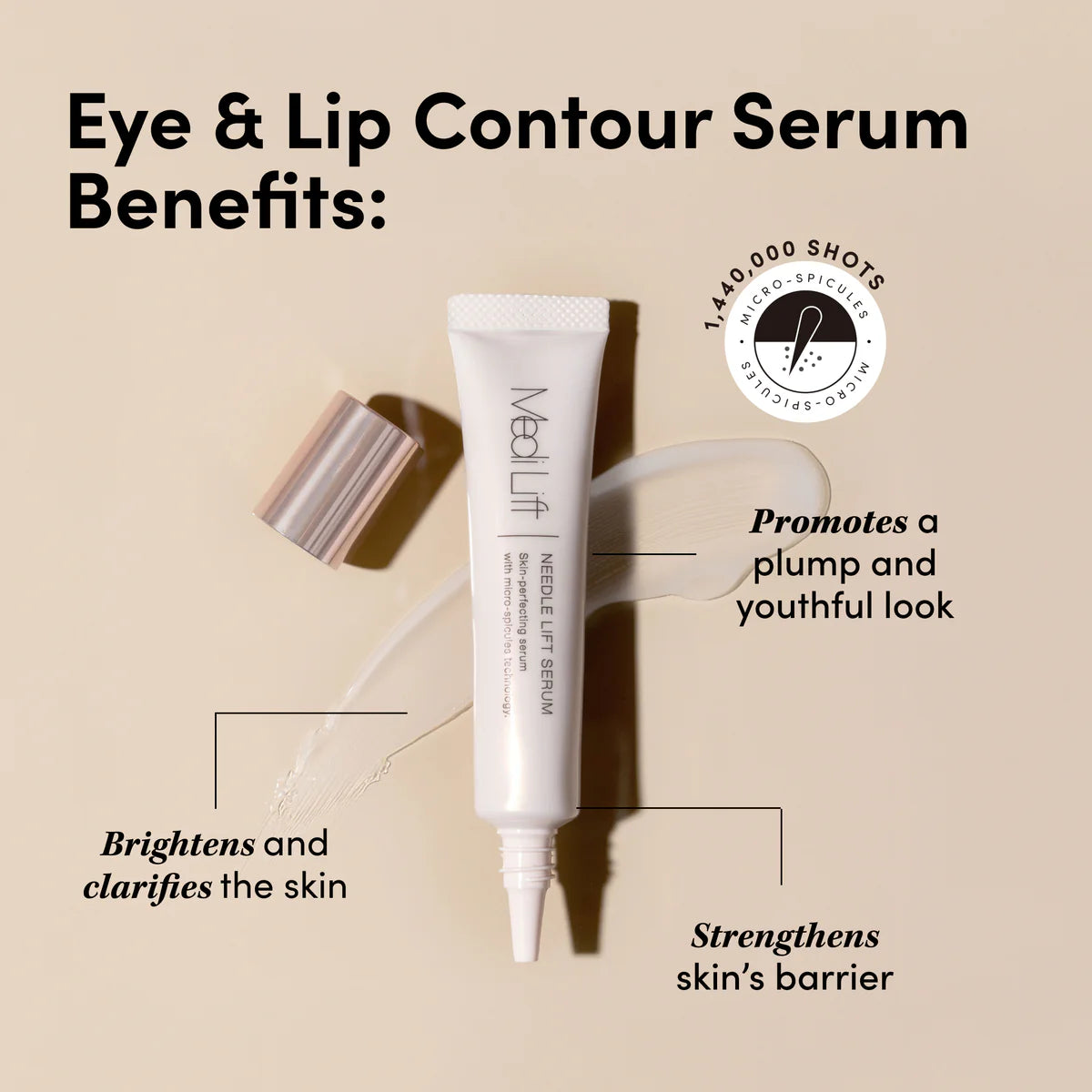 Needle Lift Eye & Lip Contour Serum: Lift & Plump The Undereyes & Lips