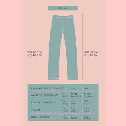 Rain Pants Dark Leopard