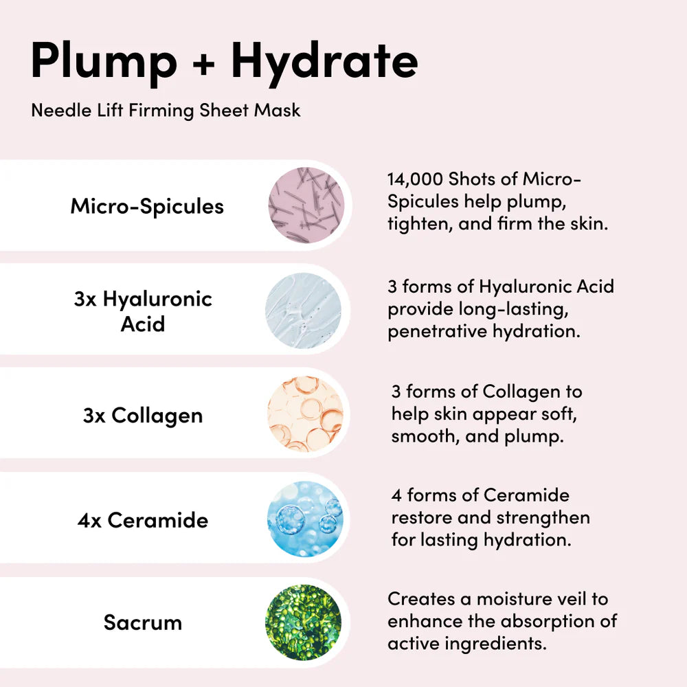 Needle Lift Firming Sheet Mask (7 sheets)