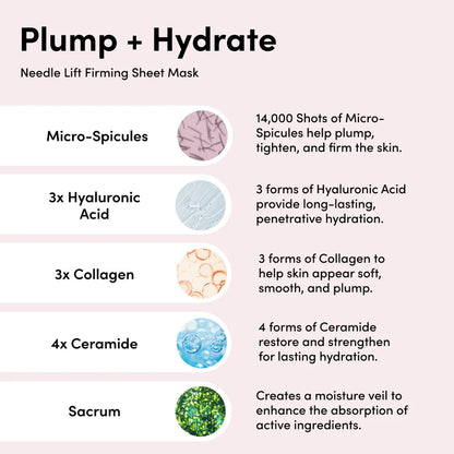 Needle Lift Firming Sheet Mask (7 sheets)