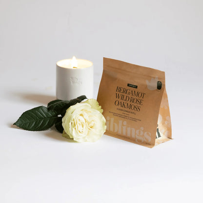 Scent No.1 Candle Refill Kit: Bergamot, White Rose, Oakmoss