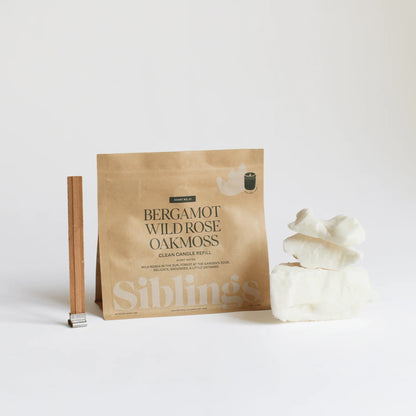 Scent No.1 Candle Refill Kit: Bergamot, White Rose, Oakmoss