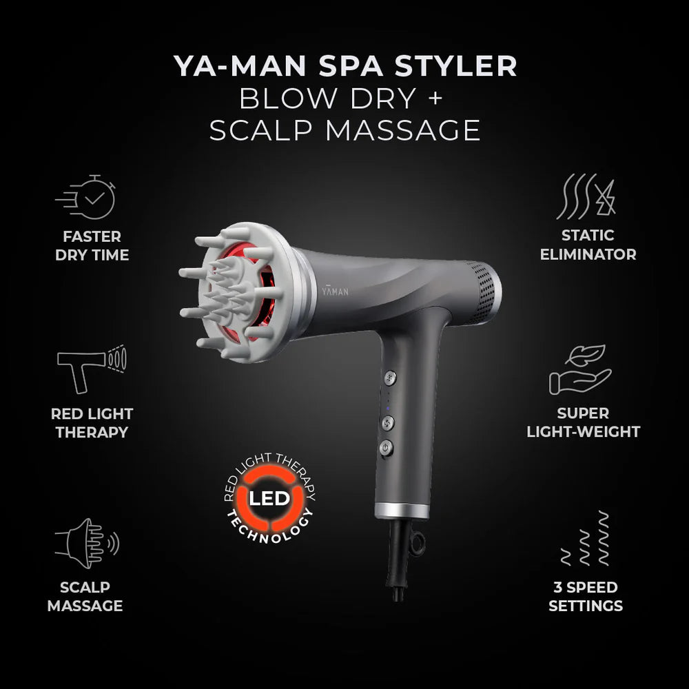 Advanced 3-in-1 Blow Dryer + Scalp Massage With QUIET TECHNOLOGY
