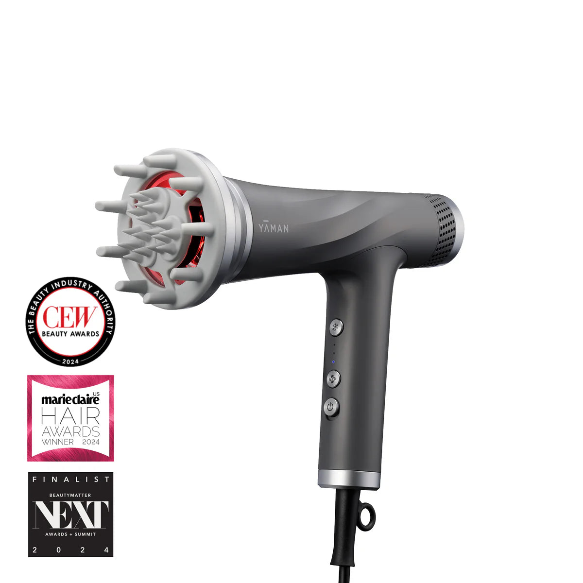 Advanced 3-in-1 Blow Dryer + Scalp Massage With QUIET TECHNOLOGY