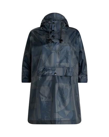 Kids Rain Poncho Back to Black Art Camo