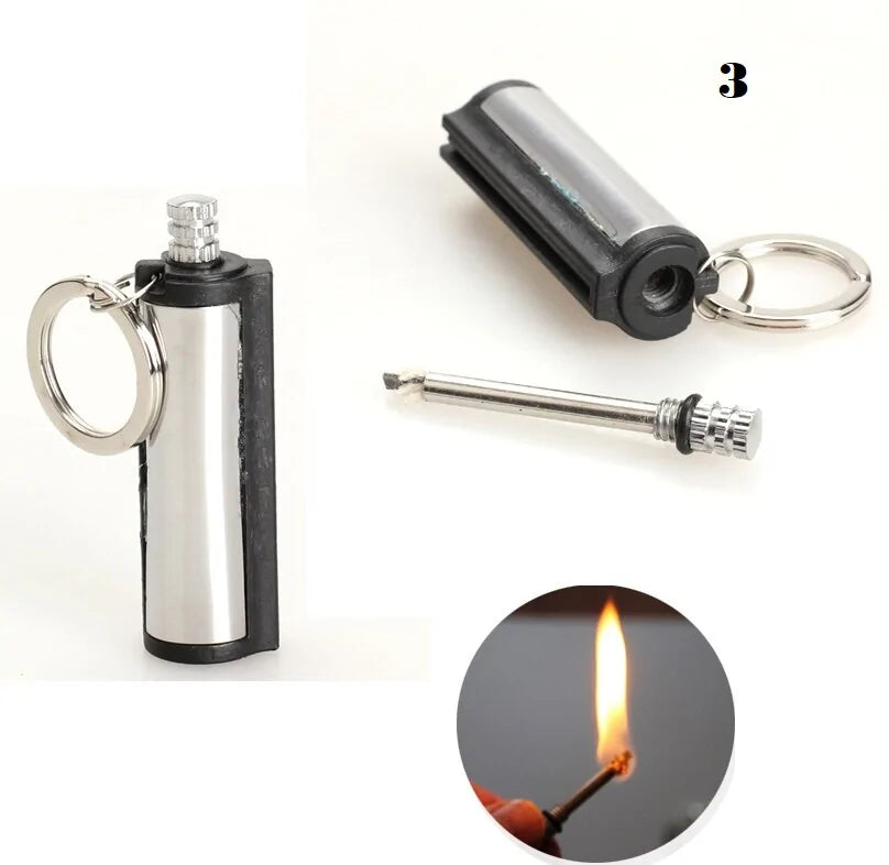 Fire Survival Kit, Metal Match Fire Starter Tool