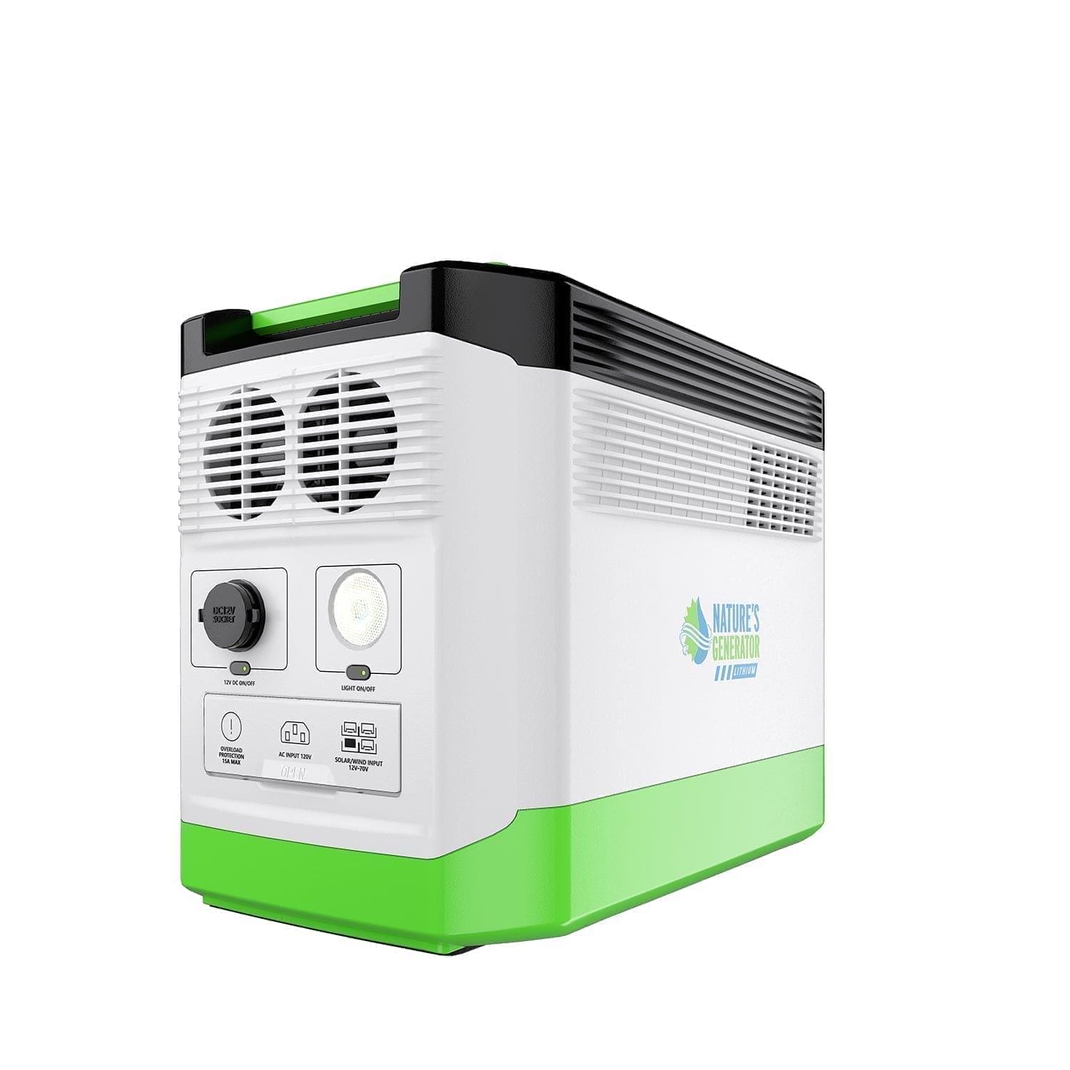 High Capacity Expandable Lithium 1800 Power Station Rechargeable With Solar Power
