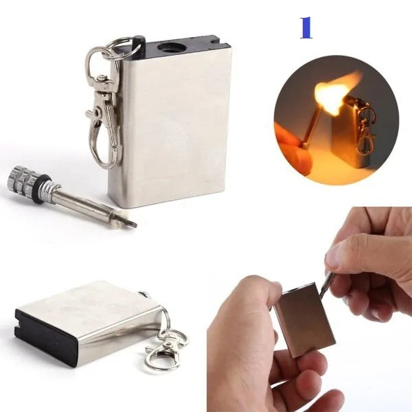 Fire Survival Kit, Metal Match Fire Starter Tool